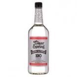 0 Clear Spring - Grain Alcohol 190p (750)