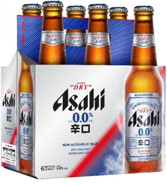 Asahi - Dry N/A 0.0% (6 pack bottles)