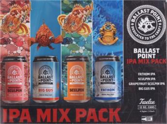 Ballast Point - Ipa Mixed Pack (12 pack cans) (12 pack cans)