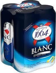 Brasseries Kronenbourg - Kronenbourg 1664 Blanc (4 pack cans) (4 pack cans)