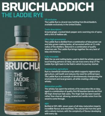 Bruichladdich - Laddie Rye 7yrs 100 Proof (750ml) (750ml)