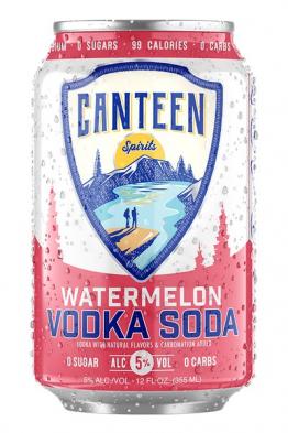 Canteen Spirits - Watermelon Vodka Soda (4 pack cans) (4 pack cans)