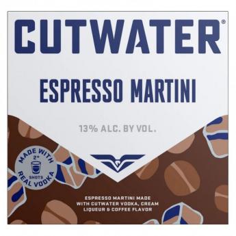 Cutwater Spirits - Chocolate Espresso Martini (4 pack cans) (4 pack cans)