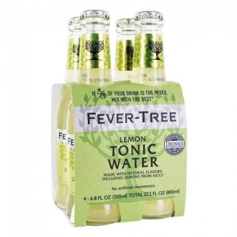 Fever Tree - Lemon Tonic Water (4 pack bottles)