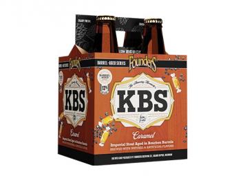 Founders Brewing Co. - Kbs Caramel Stout (4 pack bottles) (4 pack bottles)