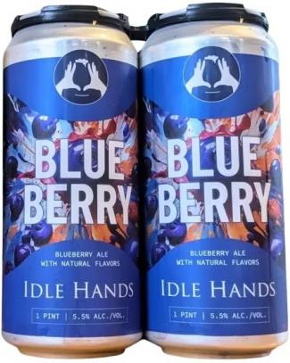 Idle Hands - Blueberry Ale (4 pack 16oz cans) (4 pack 16oz cans)