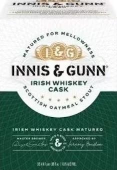 Innis & Gunn - Irish Whiskey Cask Oatmeal Stout (4 pack 16.9oz cans) (4 pack 16.9oz cans)