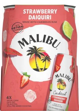 Malibu - Strawberry Daiquiri (4 pack cans) (4 pack cans)