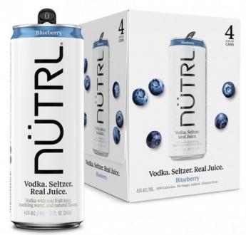 Nutrl - Blueberry (4 pack cans) (4 pack cans)