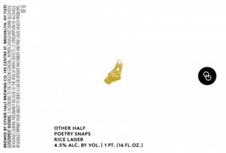 Other Half Brewing - Poetry Snaps (4 pack 16oz cans) (4 pack 16oz cans)