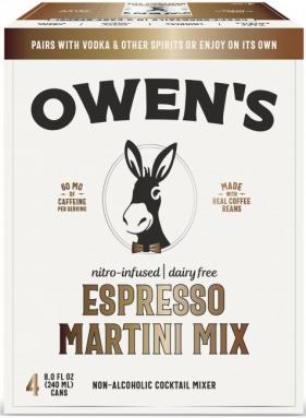 Owen's - Espresso Martini Mix (4 pack cans)