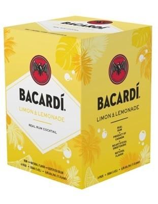 Bacardi - Limon & Lemonade (4 pack cans) (4 pack cans)