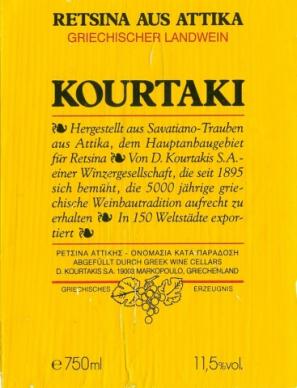 Kourtaki - Retsina (750ml) (750ml)