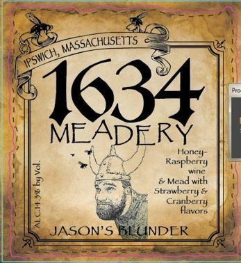 1634 Meadery - Jason's Blunder Semi-Sweet Mead (500ml) (500ml)