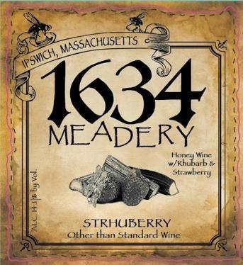 1634 Meadery - Strhuberry (500ml) (500ml)