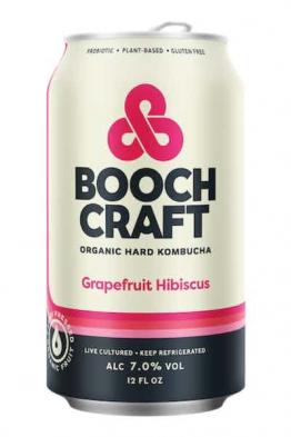 Boochcraft - Grapefruit Hibiscus Hard Kombucha (6 pack cans) (6 pack cans)