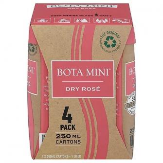 Bota Box - Mini Dry Rose (4 pack 250ml cans) (4 pack 250ml cans)