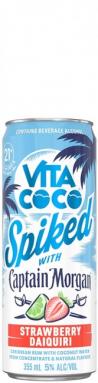 Captain Morgan - Vita Coco Strawberry Daiquiri (4 pack cans) (4 pack cans)