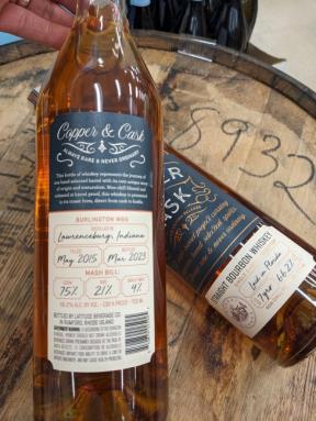 Copper & Cask - Bourbon Laid In Florida 7yrs MF-754 132.4 Proof (Store Pick) (750ml) (750ml)