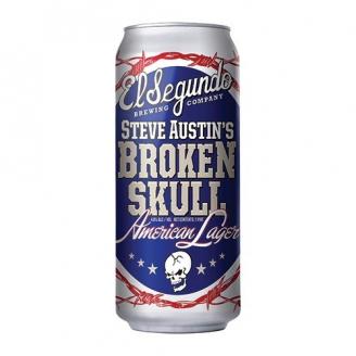 El Segundo Brewing Company - Steve Austin's Broken Skull American Lager (4 pack 16oz cans) (4 pack 16oz cans)