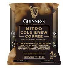 Guinness - Nitro Cold Brew Coffee Stout (4 pack cans) (4 pack cans)