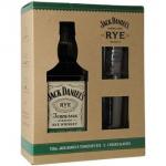 0 Jack Daniel's Distillery - Jack Daniel's Rye + 2 Glasses (750)