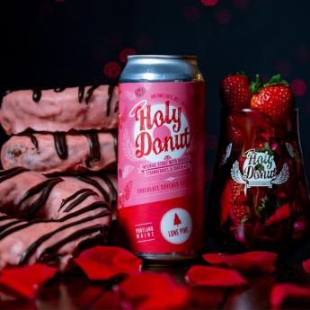 Lone Pine Brewing Company - Holy Donut Chocolate Covered Strawberry (4 pack 16oz cans) (4 pack 16oz cans)