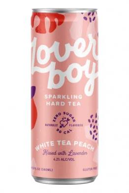 Loverboy - White Tea Peach Sparkling Hard Tea (6 pack cans) (6 pack cans)