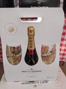 0 Moet & Chandon - Imperial Brut Gift Set w/2 Wine Glasses (750)