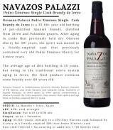 Navazos Palazzi - 35yrs - 60yrs Oloroso Single Cask Brandy finished in PX 2021 Bottling (375)