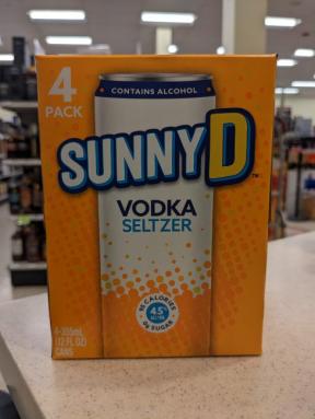 Sunny D - Vodka Seltzer (4 pack cans) (4 pack cans)