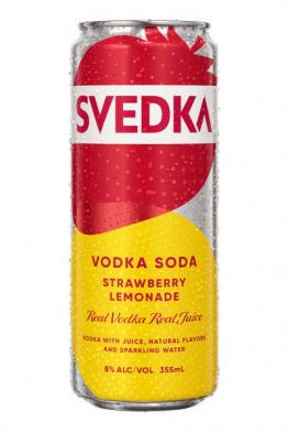 Svedka - Strawberry Lemonade Vodka Soda (4 pack cans) (4 pack cans)