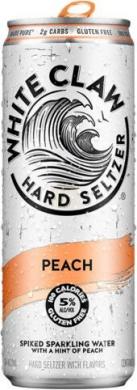 White Claw - Peach Hard Seltzer (4 pack cans) (4 pack cans)